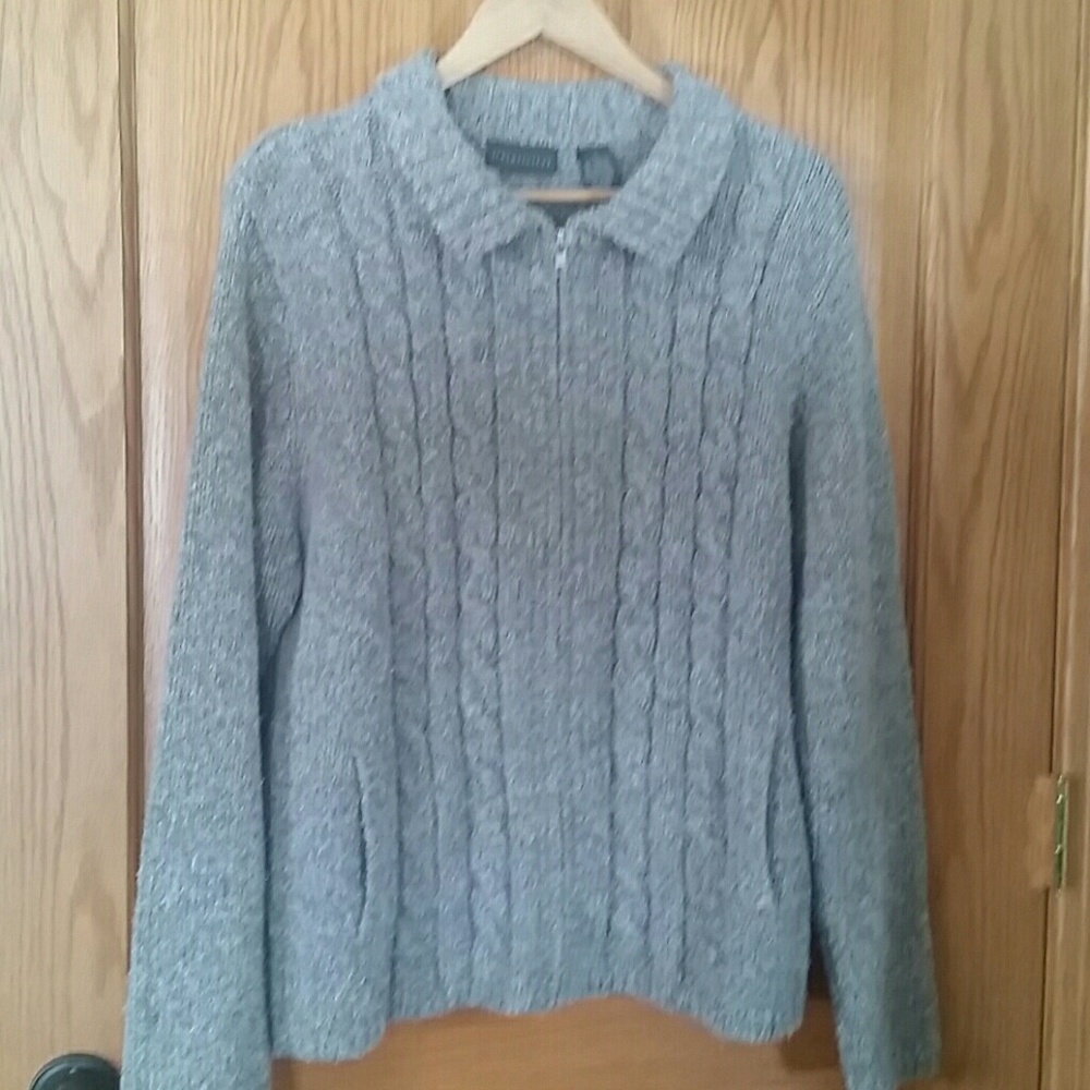 Gray sweater